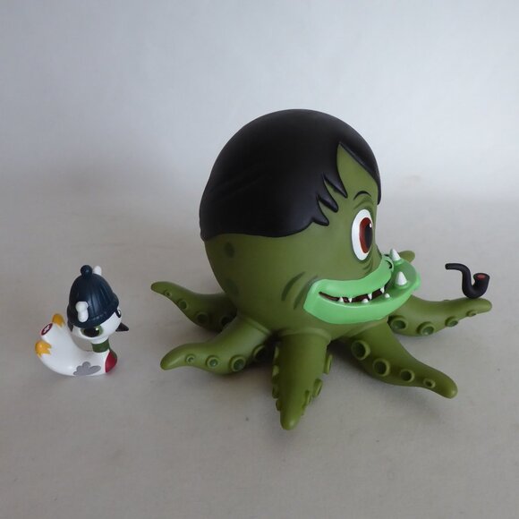 RARE NEW 2003 8.5” SCARY GIRL OCTOPUS BLISTER BIRDIE DESIGNER VINYL FIGURE - Picture 5 of 15